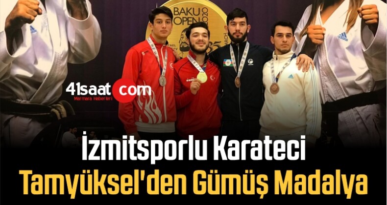İzmitsporlu Karateci Tamyüksel’den Gümüş Madalya
