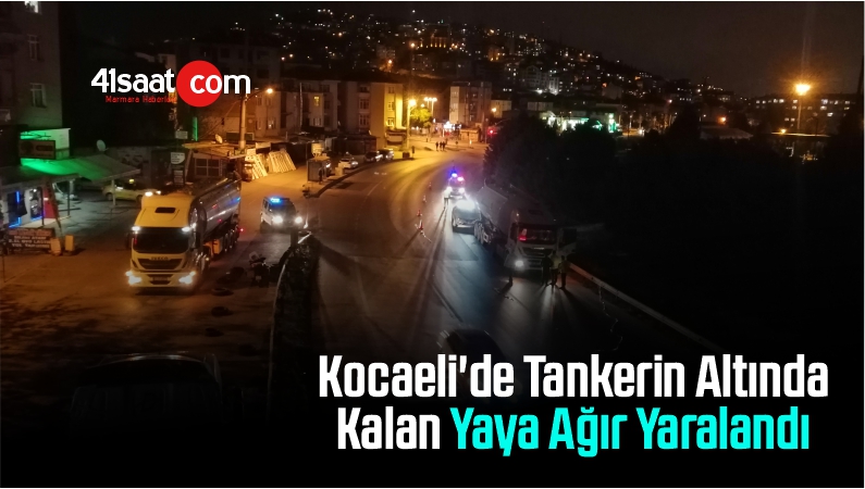 Kocaeli'de Tankerin Altında