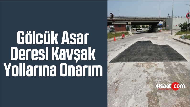 Gölcük Asar Deresi Kavşak Yollarına Onarım