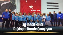 Lig Tescil Edildi, Kağıtspor Karate Şampiyon