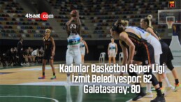 Kadınlar Basketbol Süper Ligi: İzmit Belediyespor: 62 – Galatasaray: 80