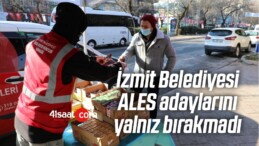 İzmit Belediyesi ALES Adaylarını Yalnız Bırakmadı