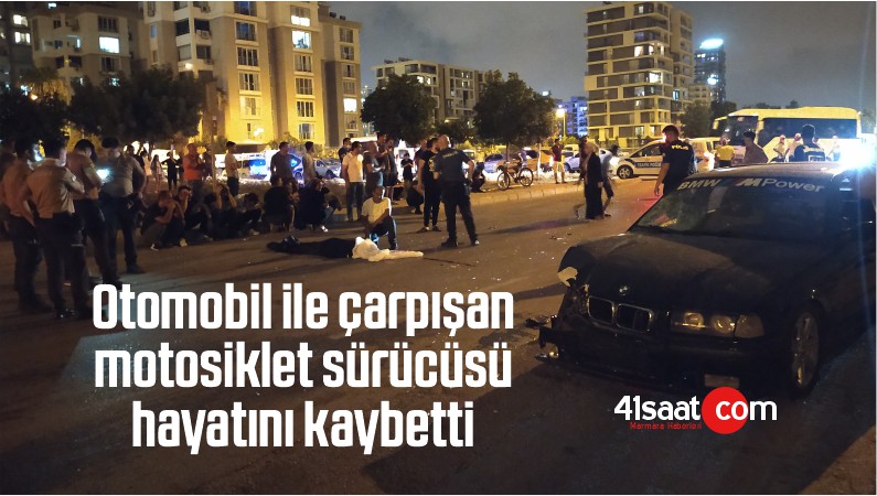 Otomobil ile çarpışan