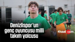 Denizlispor’un Genç Oyuncusu Milli Takım Yolcusu
