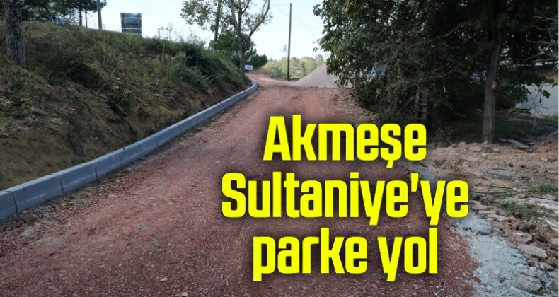 Akmeşe Sultaniye’ye parke yol