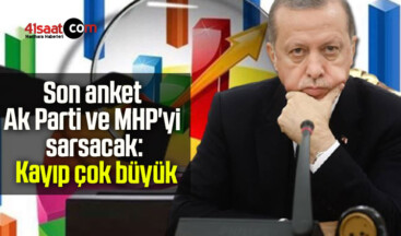 Son anket Ak Parti ve MHP’yi sarsacak: Kayıp çok büyük