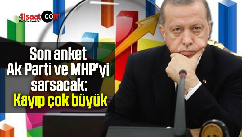 Son anket Ak Parti ve MHP’yi sarsacak: Kayıp çok büyük