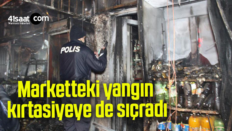 Marketteki yangın