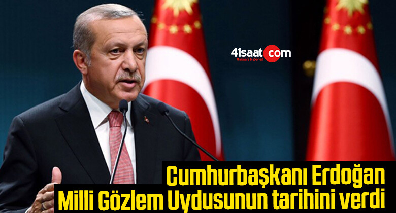 Cumhurbaşkanı Erdoğan Milli Gözlem Uydusu için tarih verdi