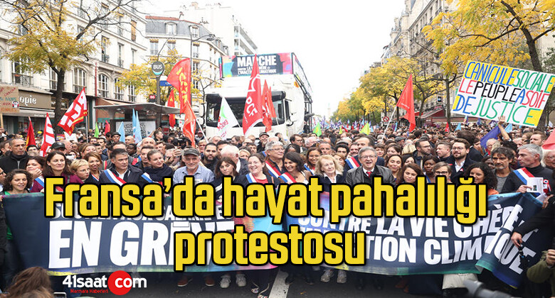 Fransa’da hayat pahalılığı protestosu