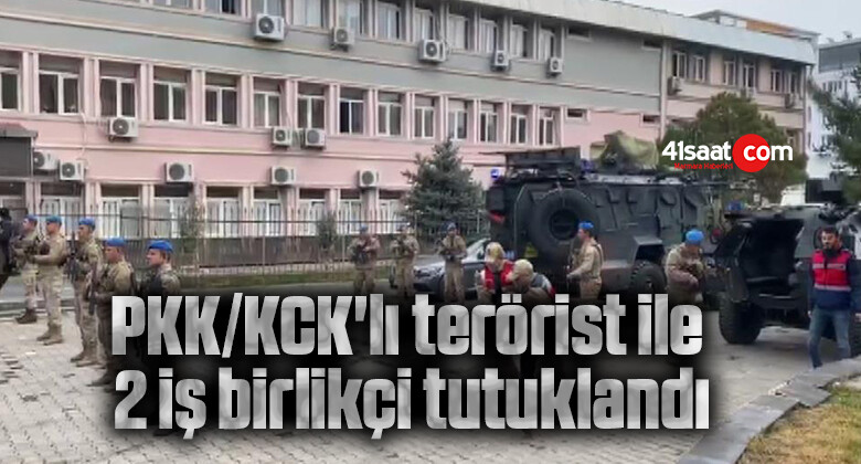 PKK/KCK’lı terörist ile 2 iş birlikçi tutuklandı
