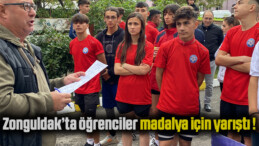 Zonguldak’ta öğrenciler madalya için yarıştı