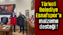 Türkeli Belediye Esnafspor’a malzeme desteği