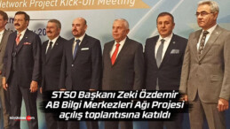 STSO Başkanı Zeki Özdemir Hisarcıklıoğlu ile İzmir’de toplantıya katıldı