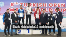 Elazığ, kick boksta 10 madalya aldı