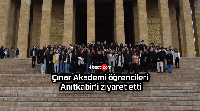 Çınar Akademi öğrencileri Anıtkabir’i ziyaret etti