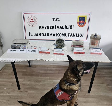 KAYSERİ'DE UYUŞTURUCU OPERASYONU: 2 GÖZALTI