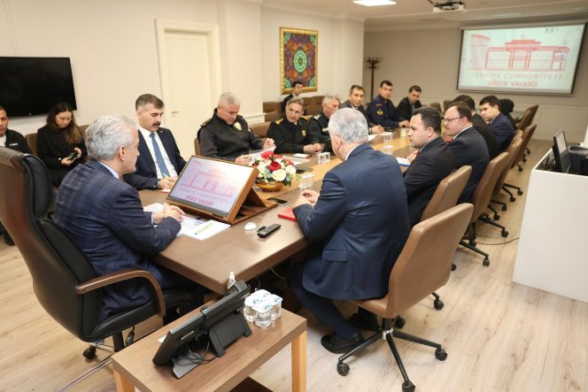 GENİŞLETİLMİŞ ASAYİŞ TOPLANTISI GERÇEKLEŞTİRİLDİ