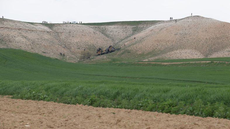ANKARA'DA KAZA KIRIMA UĞRAYAN HELİKOPTERLE İLGİLİ İNCELEMELER DEVAM EDİYOR