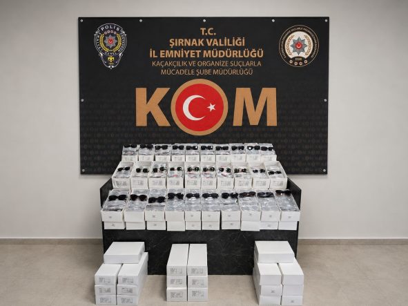 ŞIRNAK'TA 5 MİLYON 700 BİN LİRALIK KAÇAK GÖZLÜK OPERASYONU: 1 TUTUKLAMA