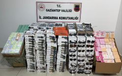 GAZİANTEP'TE 4,5 MİLYON TL DEĞERİNDE KAÇAK MALZEME ELE GEÇİRİLDİ: 1 GÖZALTI
