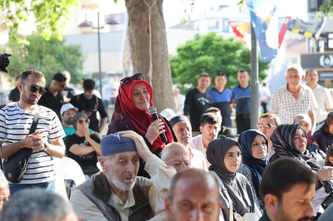 VATANDAŞLAR SORDU BAŞKAN CEVAPLADI
