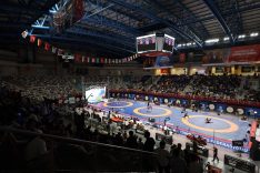 KOCAELİ'DEKİ ULUSLARARASI GÜREŞ TURNUVASI GENÇ SPORCULARA İLHAM OLUYOR