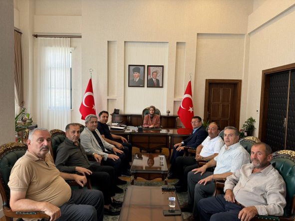 KULUNCAK BELEDİYE BAŞKANI CENGİZ'DEN KAYMAKAM BAYGUŞ'A ZİYARET