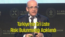 Gri Liste Riski Bulunmadığı Açıklandı