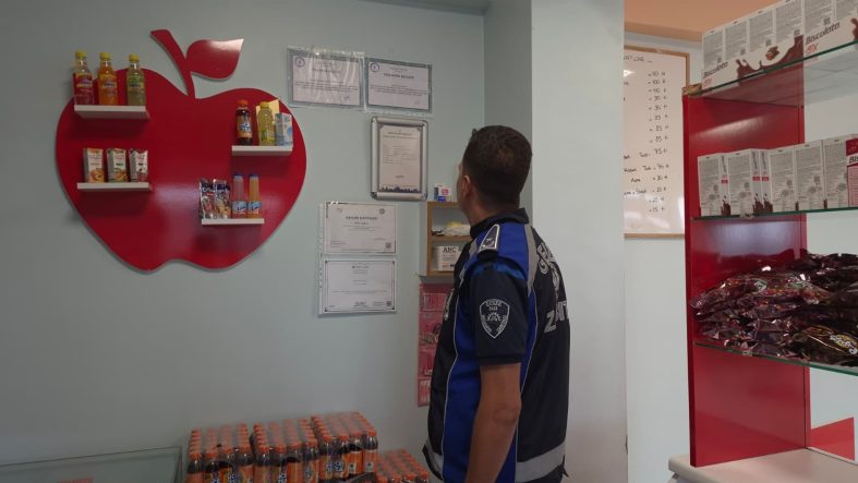 GEBZE'DE OKUL KANTİNLERİNDE HİJYEN VE ETİKET DENETİMİ YAPILDI